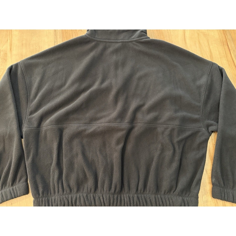 NWT Reebok Black Quarter-Zip Fleece Pullover with Mock Neck‎ - Picture 6 of 14